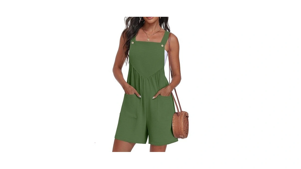 Lepunuo Casual Rompers For Women Summer Short... - Coupon