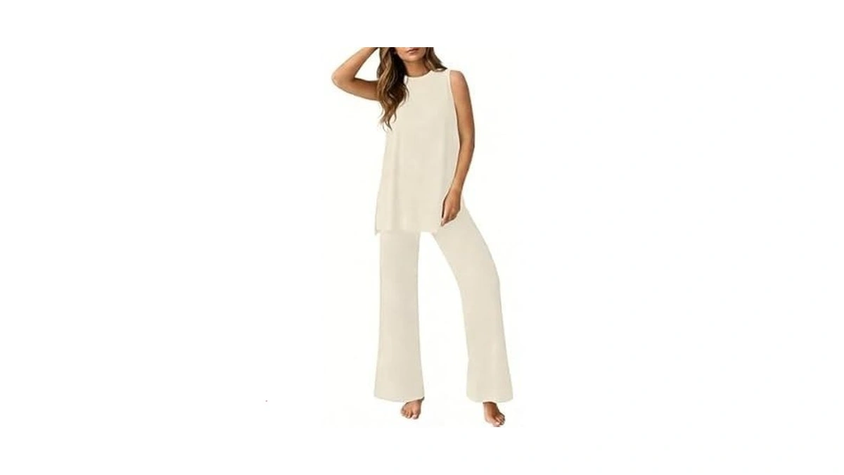 Prinstory Womens Pajamas Sets 2 Piece Soft Pjs For... - Coupon