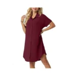 Himone Women S Button Down Shirt Dress Cover Up... - Coupon