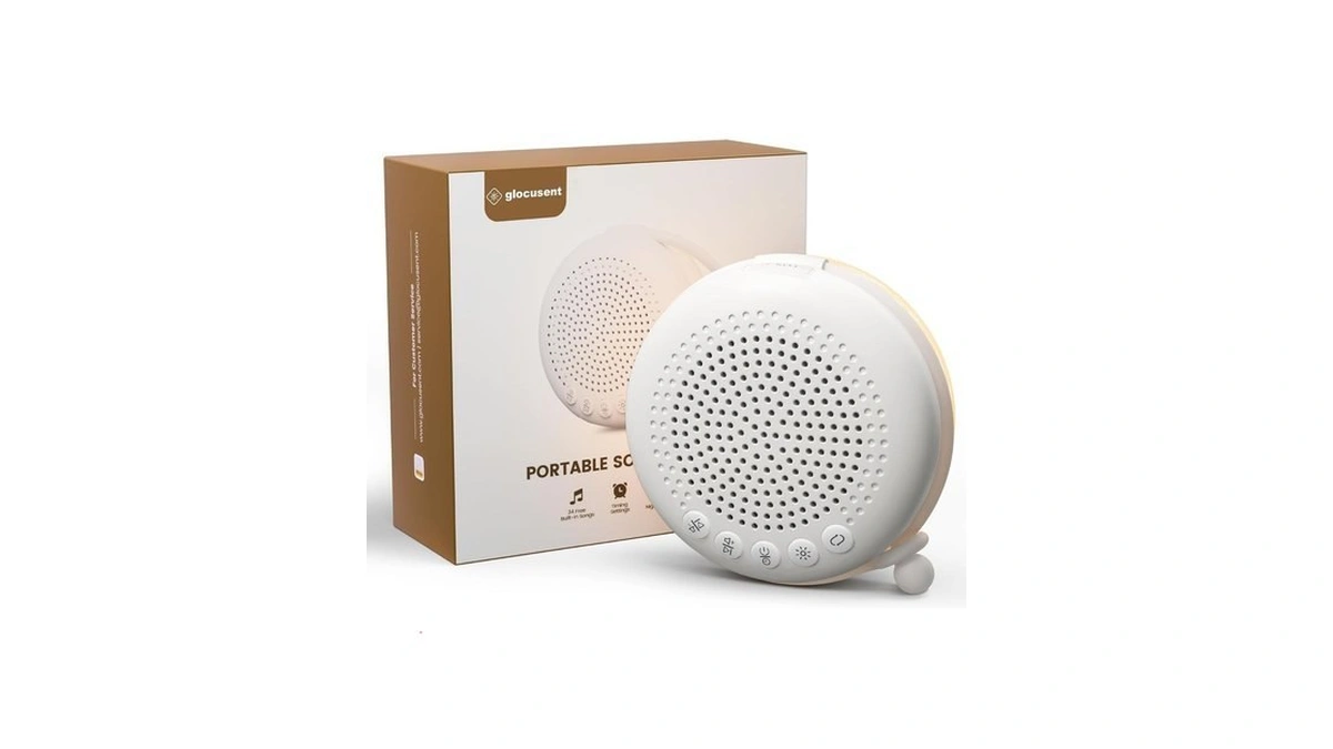 Glocusent 3-in-1 Portable Baby Sound Machine White... - Coupon