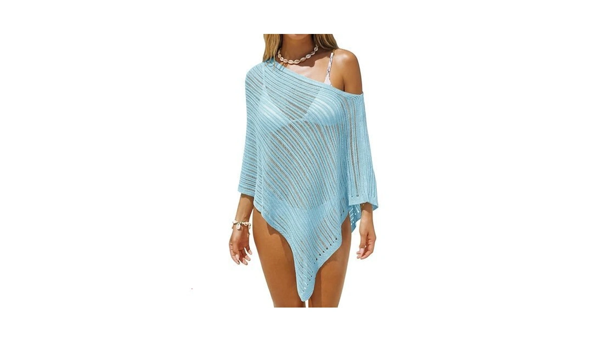 Saodimallsu Womens Off The Shoulder Beach Cover Ups... - Coupon
