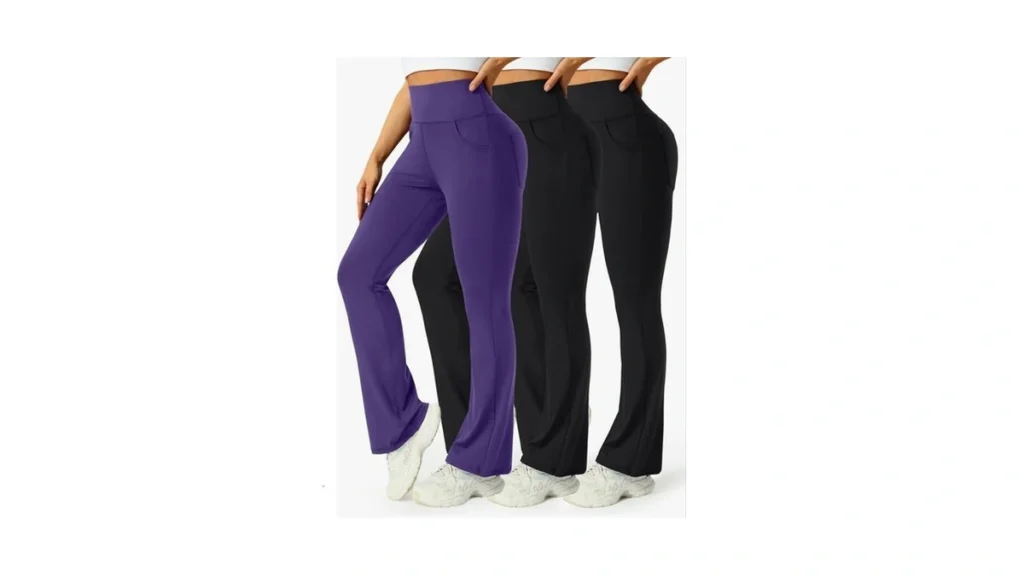 Mlenhor 3 Packs Womens High Waist Flare Pants-flare... - Coupon