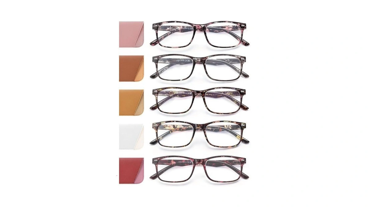 Jolisu 5 Pack Reading Glasses For Women Spring... - Coupon