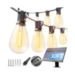Luckystyle 30ft Solar String Lights Outdoor... - Coupon