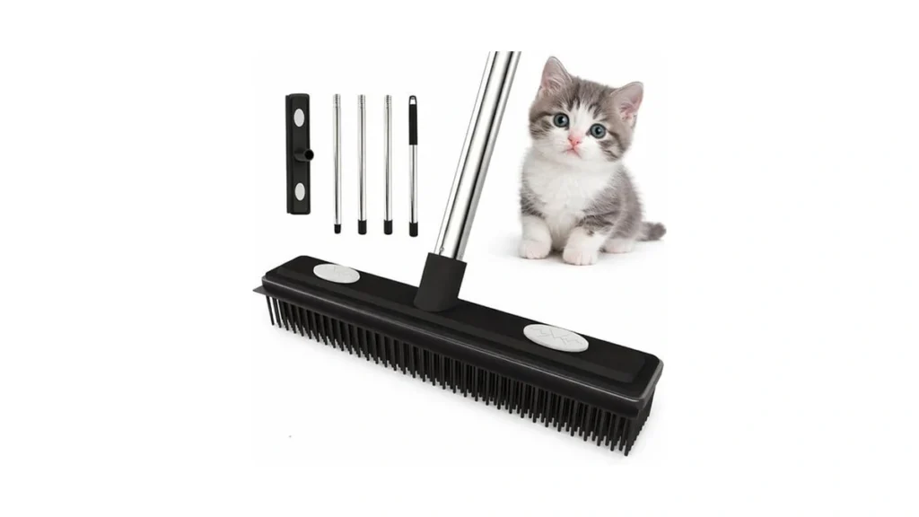 Thamtu Carpet Rake Reusable Pet Hair Remover Rubber... - Coupon