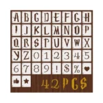 Velluppa 42pcs Interlocking Letter Stencils For... - Coupon
