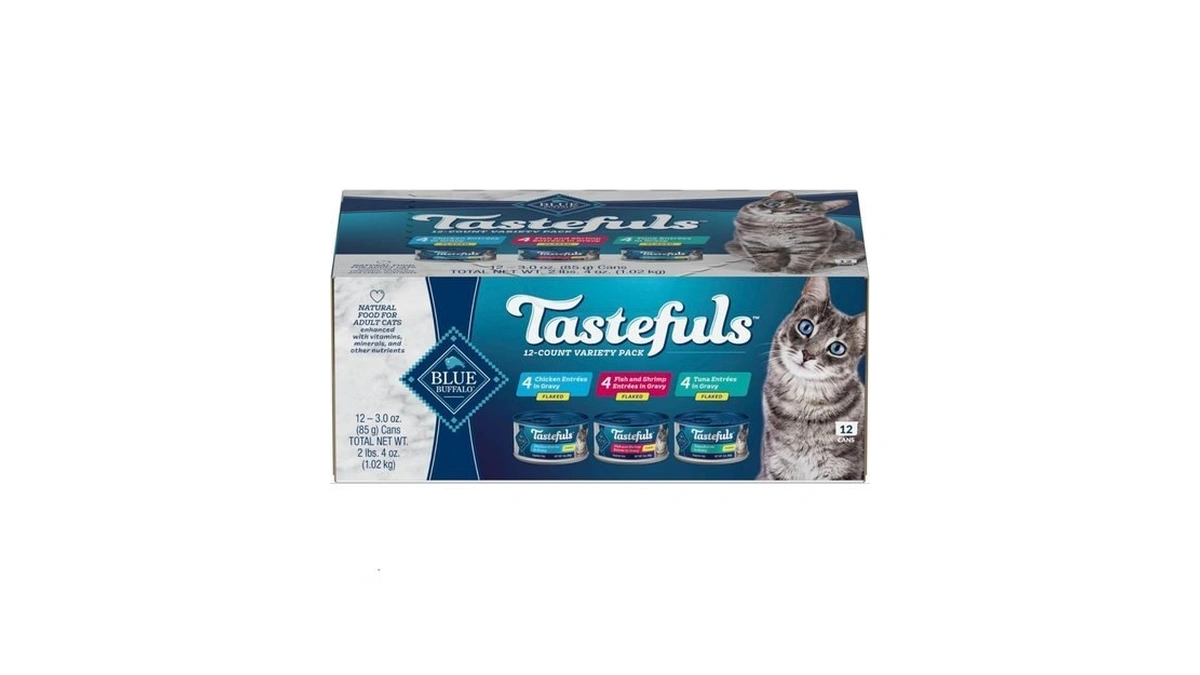 Blue Buffalo Tastefuls Flaked Wet Cat Food Variety... - Coupon