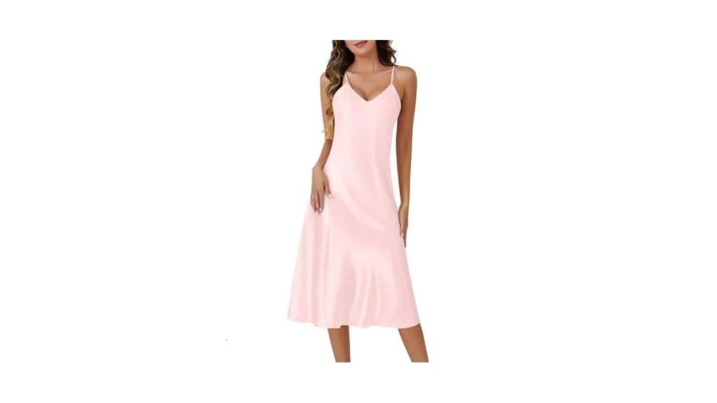 Etosell Silk Nightgown For Women Long Satin Sleep... - Coupon