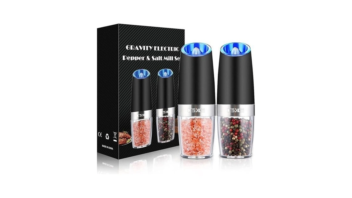 Xinxu Gravity Automatic Electric Pepper And Salt... - Coupon