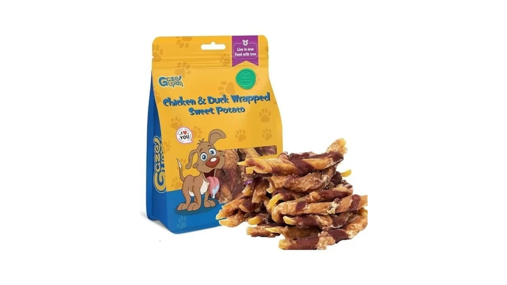 Gazeupon Dog Treats Chicken Duck Wrapped Sweet... - Coupon