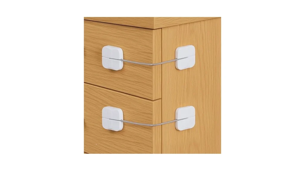 4 Pack Cabinet Locks Baby Proofing Maveek Child... - Coupon