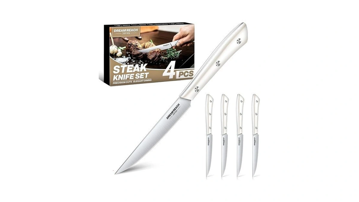 Dream Reach Steak Knife Set - Steak Knives Set Of 4... - Coupon