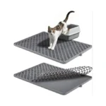 Premium Double-layer Silicone Cat Litter Mat... - Coupon