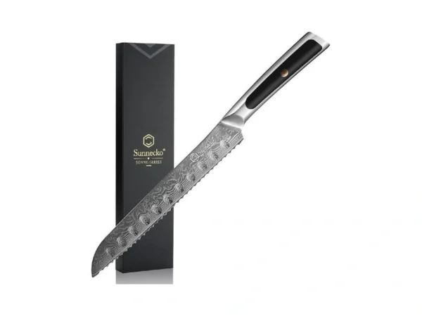 Sunnecko 8-inch Bread Knife Serrated Knife For... - Coupon