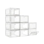7 Code Large Clear Shoe Boxes Organizer Thicker... - Coupon