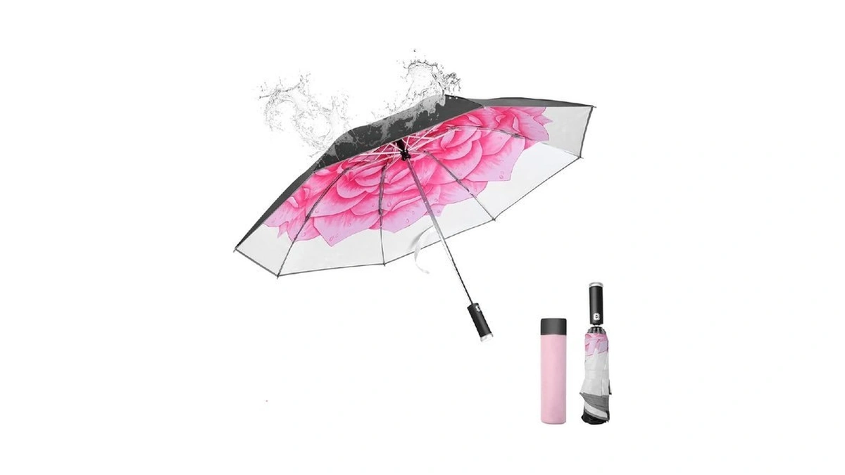 Cooloutdoors Umbrella Windproof Travel Umbrella For... - Coupon