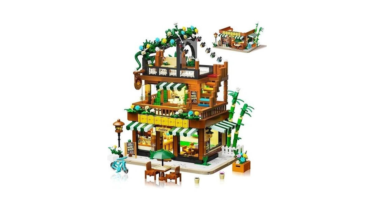 City Coffee House Building Set For Adults 1764 Pcs... - Coupon