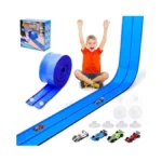 Futesi Flexible Race Car Track For Kids 15 Ft Flex... - Coupon
