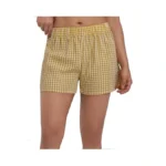Sunzel Women S Gingham Plaid Boxer Shorts 3 Elastic... - Coupon