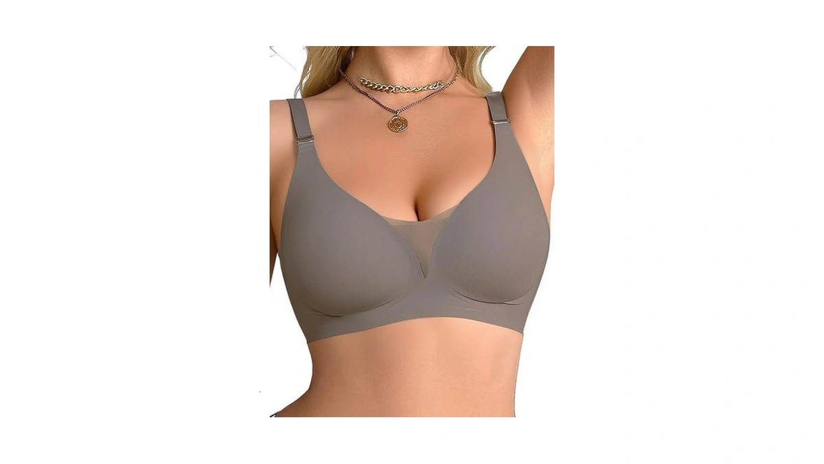 Tarbo Women S Sexy Deep V Mesh Wireless Jelly Bra... - Coupon