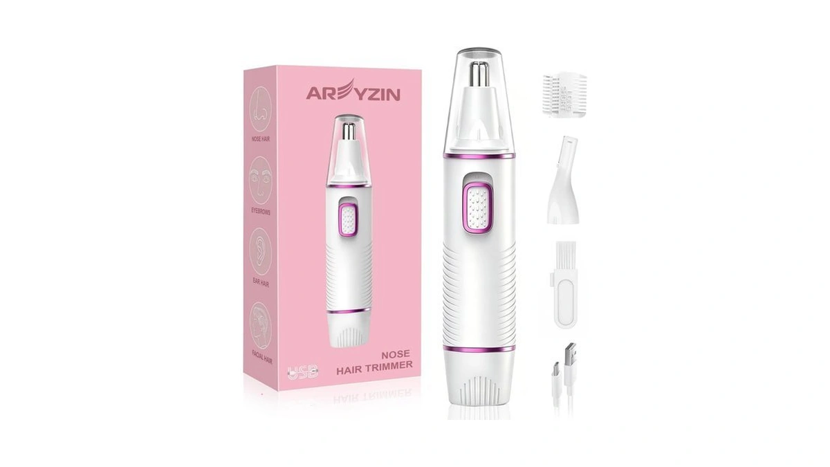 Areyzin Nose And Ear Hair Trimmer For Women 2 In 1... - Coupon