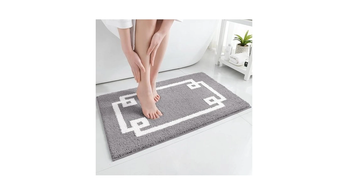 Homeideas Bathroom Rug Soft And Water Absorbent... - Coupon