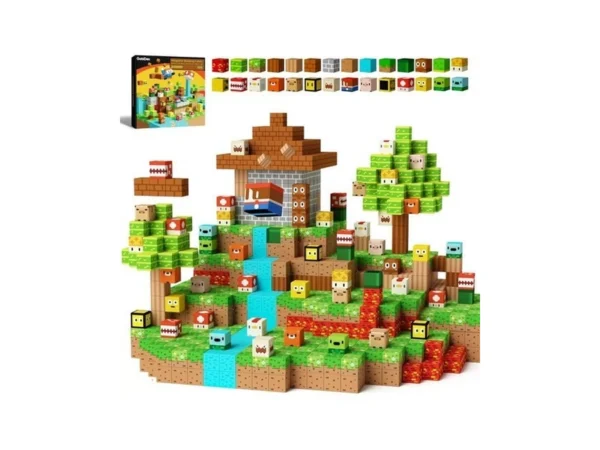 Gobidex Magnetic Building Blocks Game Based Build... - Coupon
