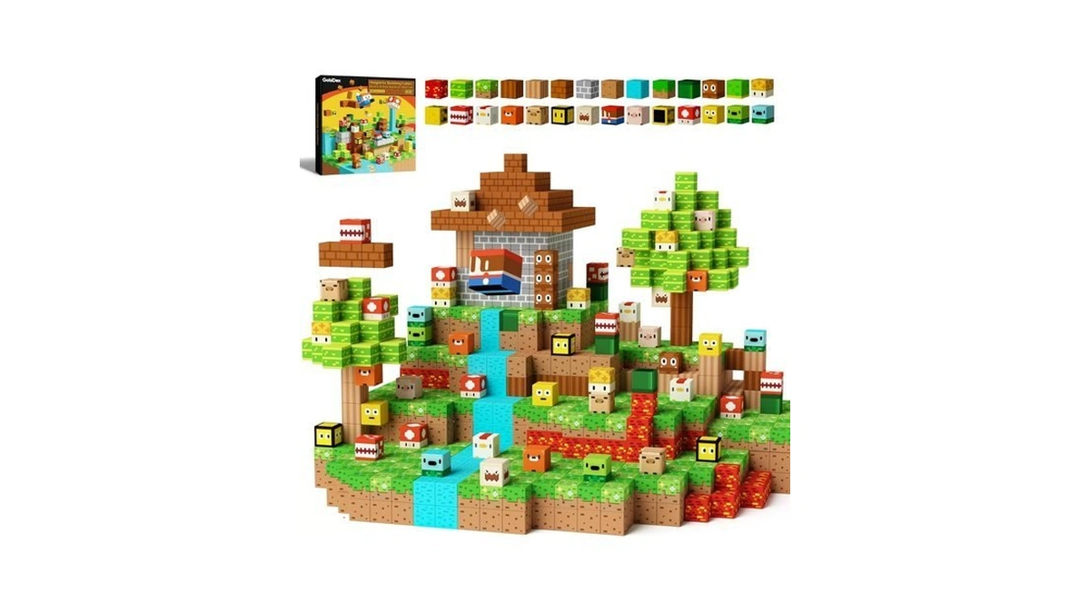 Gobidex Magnetic Building Blocks Game Based Build... - Coupon