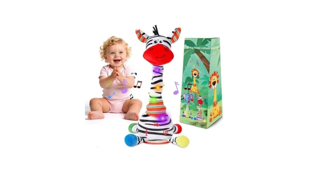Luketure Dancing Talking Zebra Plush Interactive... - Coupon