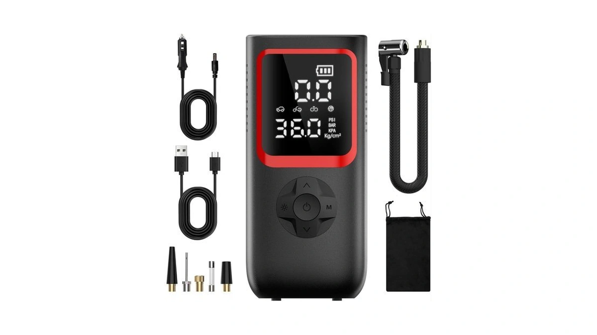 Tire Inflator Portable Air Compressor - 150psi... - Coupon