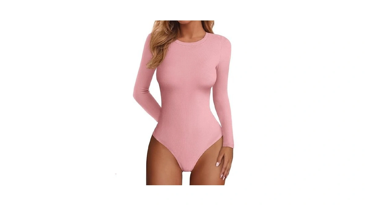 Prettygarden Bodysuits For Women 2026 Spring Long... - Coupon