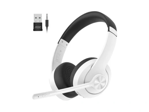 Aoc Wireless Headset With Mic For Work With Noise... - Coupon