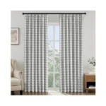 Homeideas 100 Blackout Plaid Pinch Pleated Curtains... - Coupon