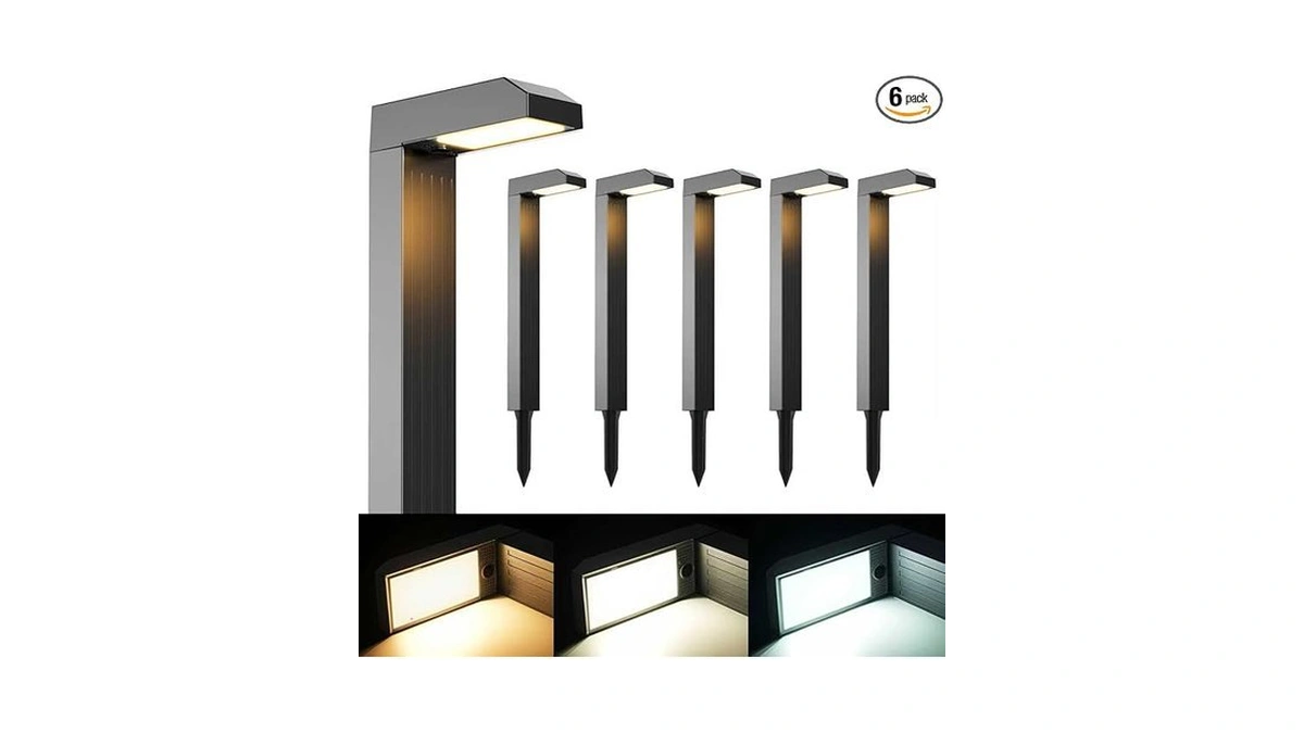 Coxseni Solar Pathway Lights Outdoor 6 Pack 3 Color... - Coupon