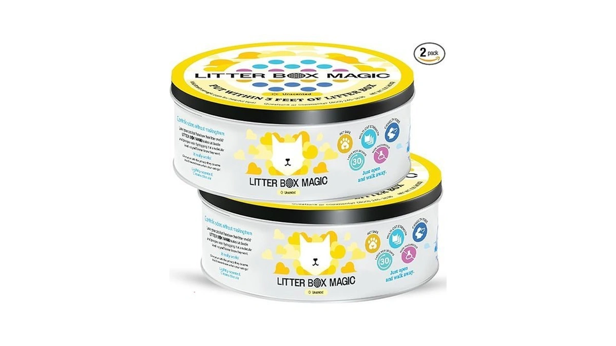 Litter Box Magic Cat Deodorizer Jar 16 Oz Pack Of 2... - Coupon