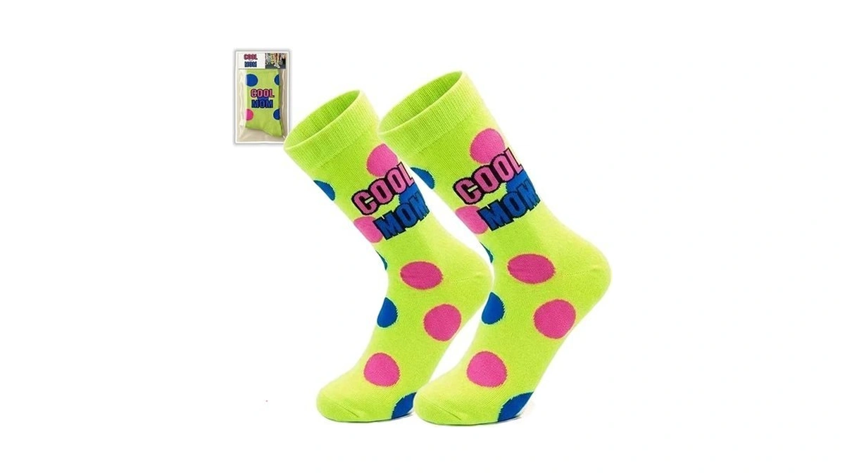 Zaomeng Cool Mom Socks Funny Crew Socks For Women... - Coupon