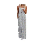Ekouaer Womens Causal Sleeveless Jumpsuits Summer... - Coupon