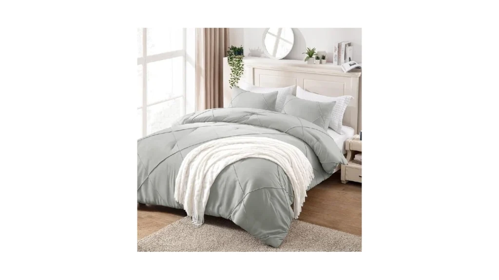 Bysure 2 Pieces Twin Comforter Set Grey Lightweight... - Coupon