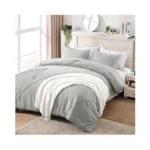 Bysure 2 Pieces Twin Comforter Set Grey Lightweight... - Coupon
