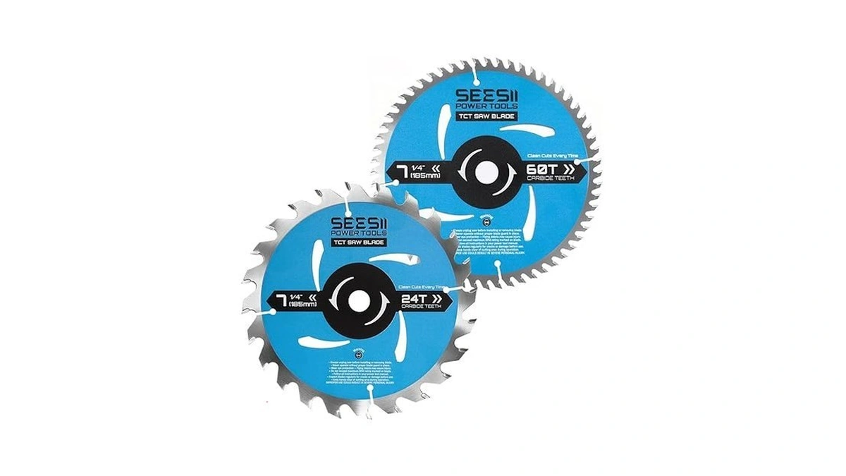 Seesii 7-1 4 Circular Saw Blade 24t 60t 2-pack... - Coupon