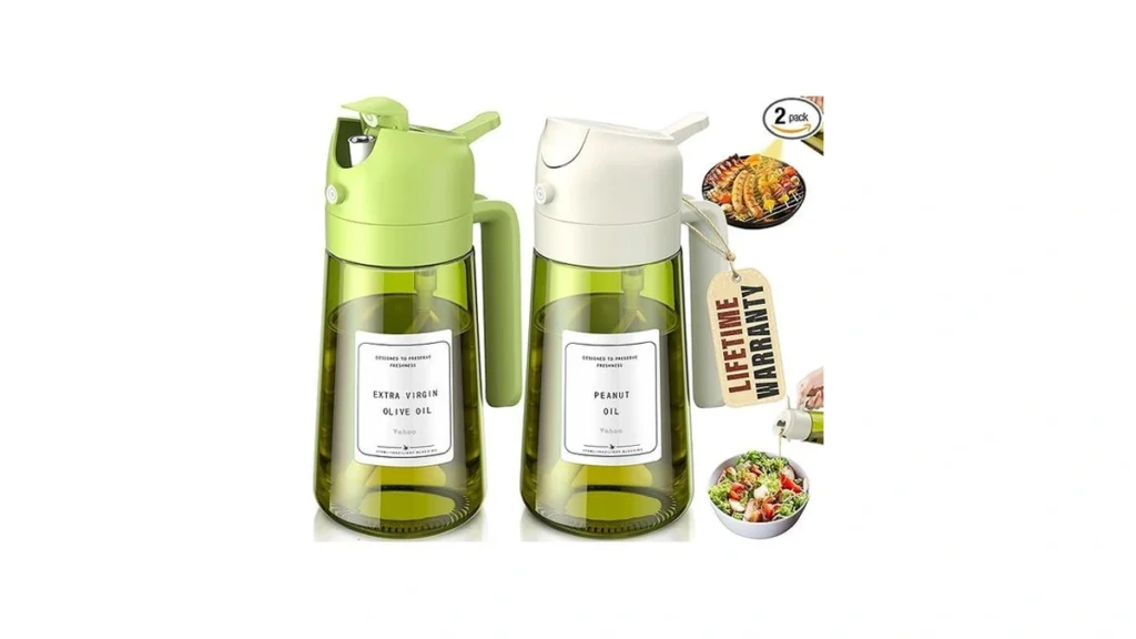 Vakoo Oil Sprayer For Cooking 2 In 1 Oil Dispenser... - Coupon