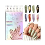 6 Colors Nail Art Pens Set - 3d Nail Polish Pens 0... - Coupon