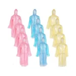 Aywvrbst 12 Pack Rain Ponchos With Hood For Adults... - Coupon