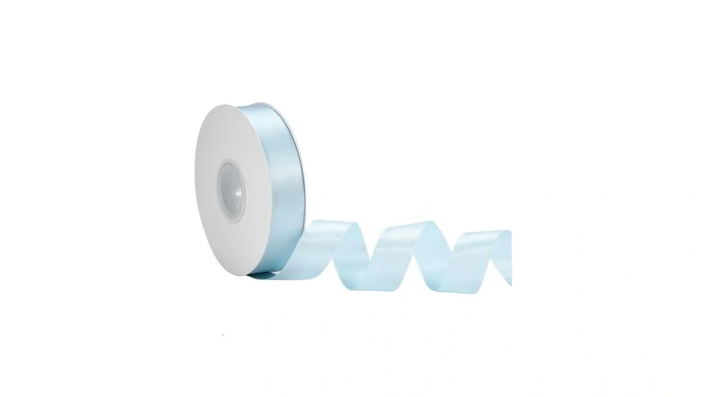 Light Blue Satin Ribbon 1 Inch X 50 Yards Double... - Coupon