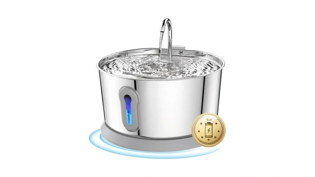Battery Operated Cat Water Fountain Wireless 4l... - Coupon
