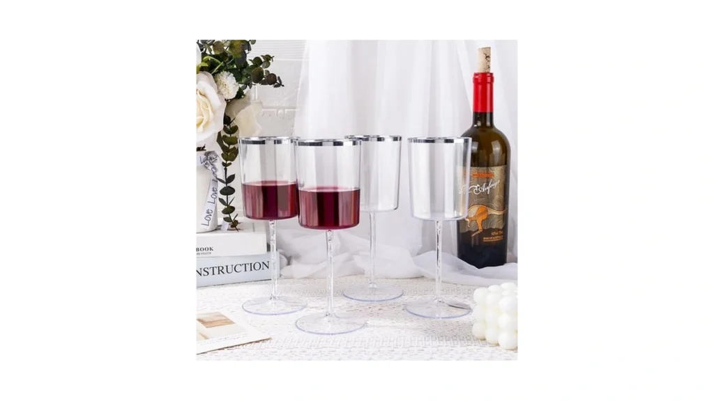 Ciaell 12 Pack Plastic Wine Glasses - 10 Oz Plastic... - Coupon
