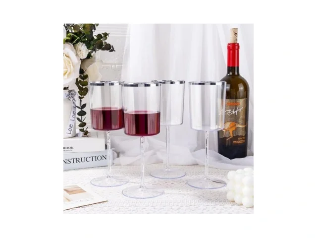 Ciaell 12 Pack Plastic Wine Glasses – 10 Oz Plastic… – Coupon