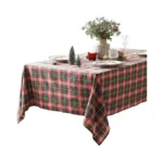 Home Bargains Plus Rudolph Plaid Fabric Tablecloth... - Coupon