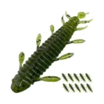 Pristis 10 Pcs Chariot Bug Soft Lures Wacky Worms... - Coupon