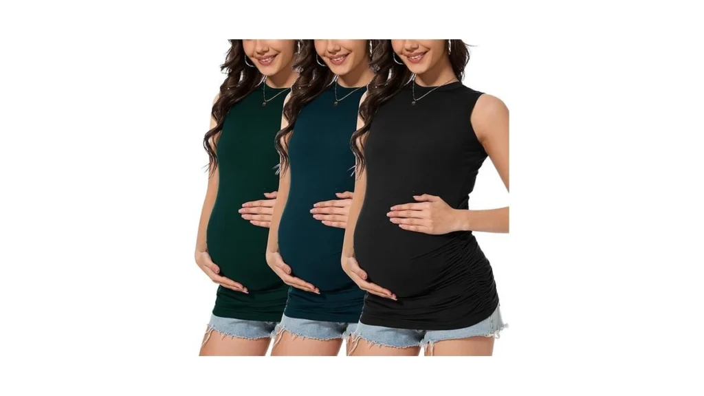 Smallshow Women S Maternity Tank Top Crew Neck... - Coupon